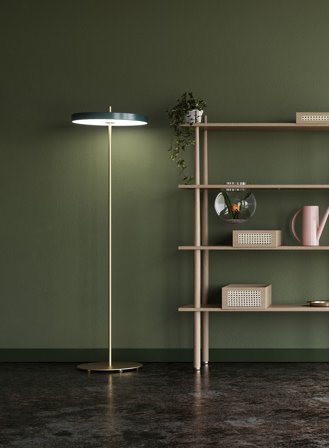 Asteria gulvlampe - grønn