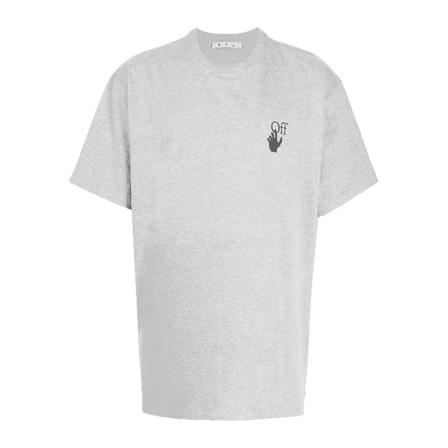 Off White, T-Shirts Szary, Mężczyzna, Rozmiar: L