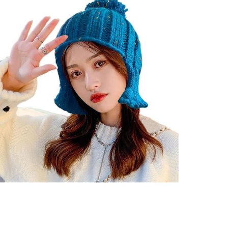 Høst Vinterlue Ørebeskytter BLÅ