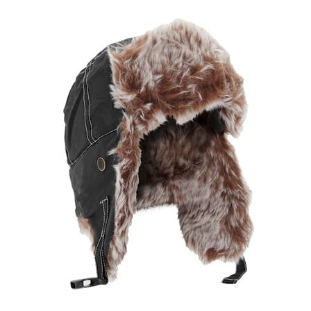Result Unisex Classic Thermal Winter/Ski Sherpa Trapper Hat S J Jet Black S