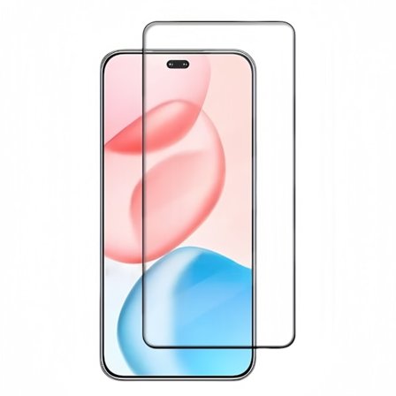 Kristallklart härdat glas för HONOR Magic5 - Svart kant