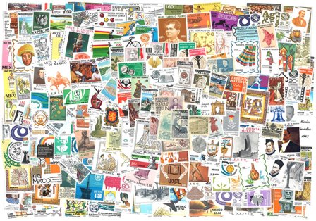 Mexico - 250 forskellige frimærker - Postfrisk
