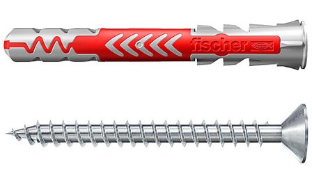 FISCHER UNIVERSALPL DUOPOWER 6X50 S BK A4 STK MED SKRUE