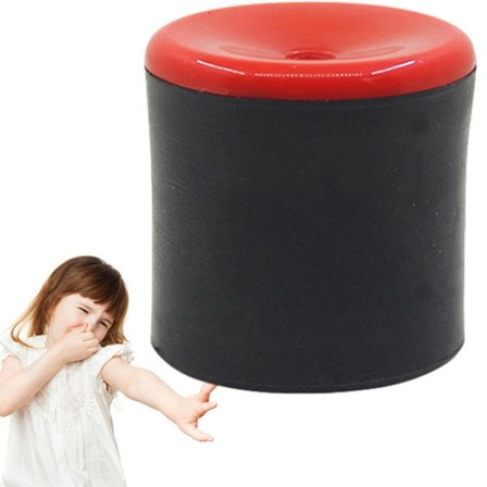 Squeeze Pooter Pruttemaskine, Sjov Spøg Legetøj til Venner & Kontorfester, Nyhed Fødselsdagsgave til Drenge & Piger (Rød)