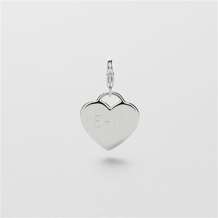 Heart Engraving Charm