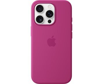 Apple iPhone 16 Pro Silicone Case with MagSafe - Fuchsia - Silikonskal med MagSafe till iPhone 16 Pro