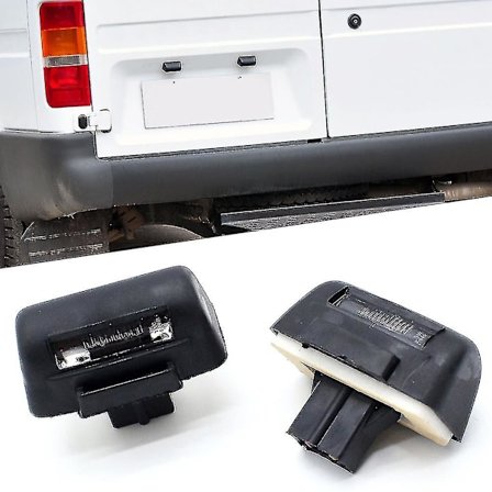 2 st Ersättnings LED Nummerplåtsbelysning för Ford Transit Connect Mk5 Mk6 Mk7 1995-2013 Bakre Registreringsskylt Lampa Bil Styling