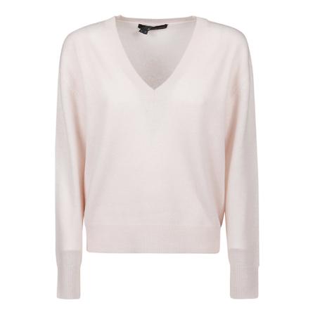 360cashmere - Stickade Tröjor & Koftor - Vit - Dam - Storlek: M, Dam, Storlek: M