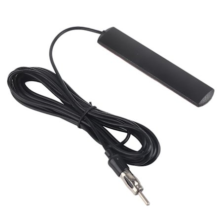 ANT-309 Universal Bil FM Radio Antenne Patch Antenne Forrude Montering 5m Kabel