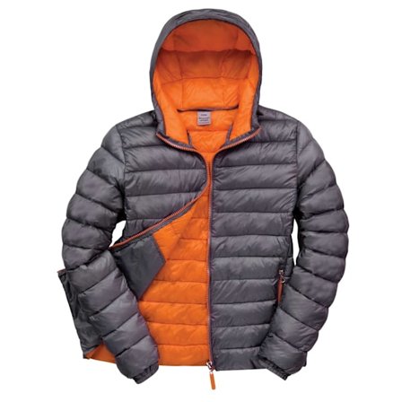Result Urban Mens Snow Bird Padded Jacket 3XL Grå/Orange