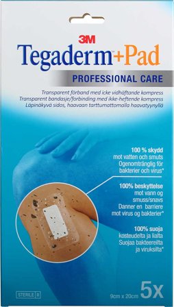 Tegaderm +pad vannt kompr 9x20