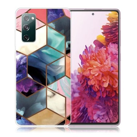Marble Samsung Galaxy S20 FE Etui - Fargerik Terning Tile