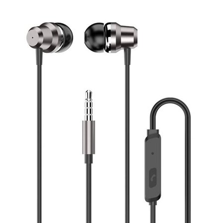 Dudao In-Ear Headset mic och fjärr 3.5 mm - Silver