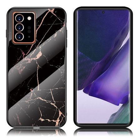 Fantasy Marmor Samsung Galaxy Note 20 Ultra skal - Svart/Guld
