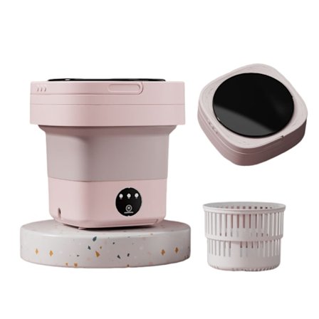 Hopfällbar 8L elution integrerad tvättmaskin liten studentbostads tvättmaskin babytvättmaskin bärbar