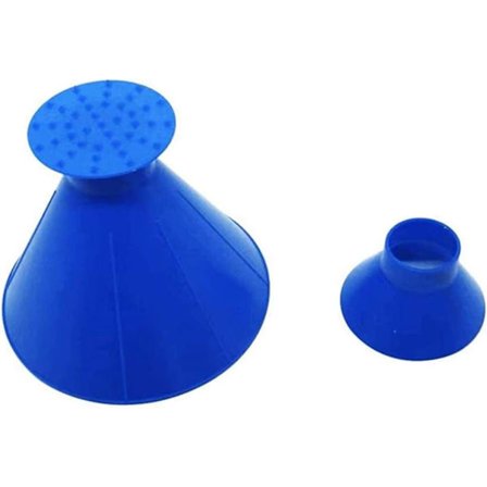 Pyöreä jääkaavin, jää- ja pakkaskuivaus, auton tuulilasin jääkaavin, monitoiminen, polttoaineen täyttösuppilo, lumikola