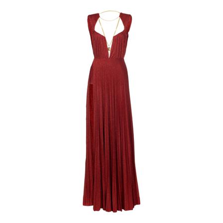 Elisabetta Franchi Maxi Dresses , Rood , Dames , Maat: S Maxi jurken