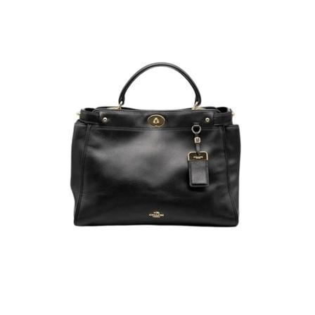 Coach Pre-owned Pre-ownedLæderhndtasker Sort, Dame Vintage Tasker, Størrelse: ONE Size