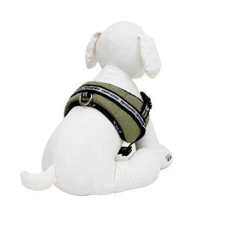 Puppy Angel - My Bodyguard Sele Khaki - Klassiske hundeseler, step-in, jacket seler, trekkseler, vinterseler & Y-seler på Doggie.no