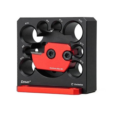 Dyvelmaskine Jig Kit Rund Tap Dyvelskærer Justerbar Elektrisk Borefræsning