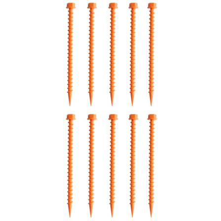 10st Campingutrustning 26cm Plast Marknaglar Utomhusspikar