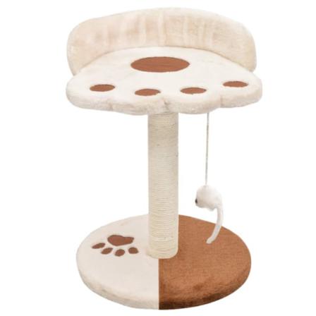 Vidaxl Katt Klösträd Med Klöspelare I Sisal 40 Cm Beige Och Brun Beige