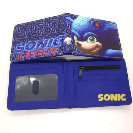 Sonic The Hedgehog Wallet Barn Pojkar Flickor Case Plånbok