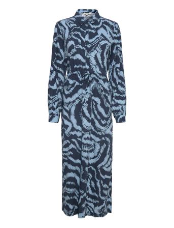 Sramora Midi Dress Dresses Shirt Dresses Multi/mönstrad Soft Rebels