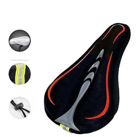 Gel Cykelsaddelbetræk Super Blød Mountainbike Saddelbetræk med W