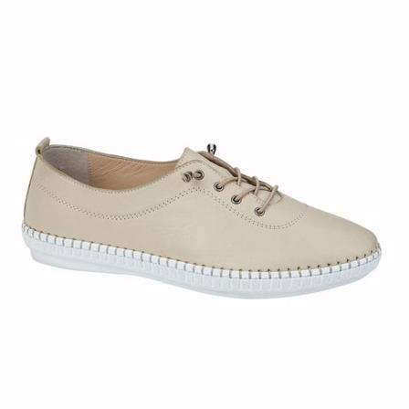 Mod Comfys Dam/dam Läder Casual Shoes 5 Uk Sand