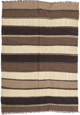 Striped Small Kilim Rug 132X186 Wool