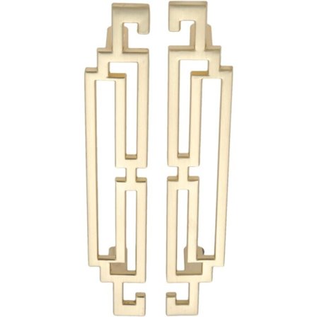 1 par forgylte håndtak 128mm skuffe- og kjøkkenskapshåndtak, retro vintage dørhåndtak (128mm, gull)