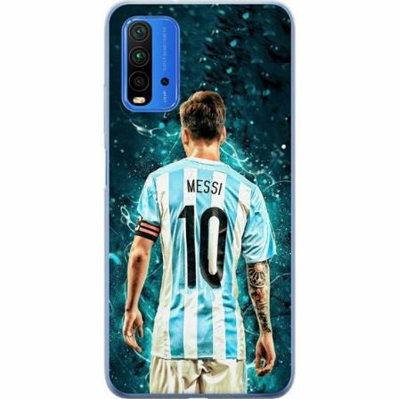 Xiaomi Redmi 9t Genomskinligt Skal Messi