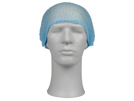 ABENA Hårnät blå nonwoven 200/fp - Lyreco - Skyddsutrustning - Engångskläder - Hår- och skäggnät