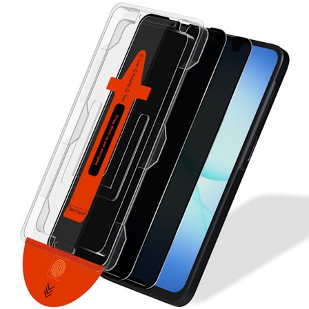 2-pak Samsung A17 Privatlivsskærmbeskytter - Hærdet glas | [Automatisk installation] - Boblefri Samsung A17 Privatliv