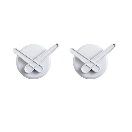 Enkel Klockkrok Väggkrok Självhäftande Krok Nyckelring Fri Stansning Litet Objekt Vit Klädhängare 2