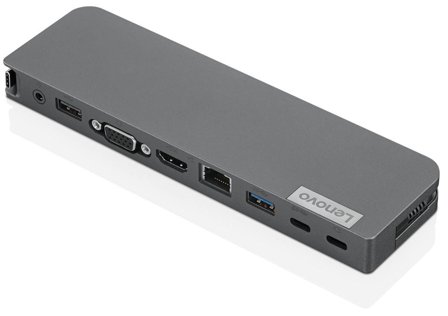 Lenovo USB-C Mini Dock - mini-dock - USB-C - VGA, HDMI - 1GbE