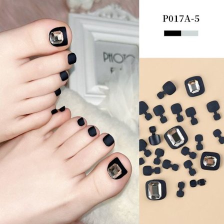 24st falska tånaglar Aurora Dazzle P017A-5 P017A-5