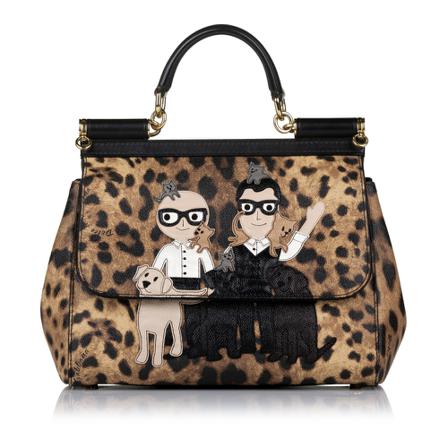 Dolce & Gabbana Pre-owned, Miss Sicily Stefano Domenico Leather Satchel Bruin, Dames, Maat:ONE Size,voering