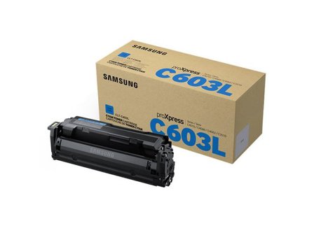 Samsung Tonerkassett, CLT-C603L, SU080A, cyan, singelförpackning, hög kapacitet - Lyreco - Toner och bläck - Tonerkassetter - Toner Samsung