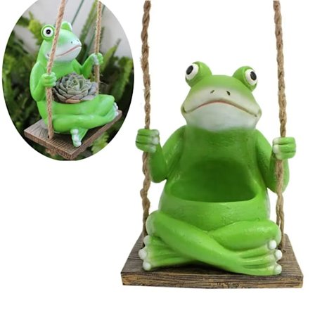 Hængende kurve blomsterkrukker, harpiks sukkulent frø gynge planter, til have, terrasse, altan