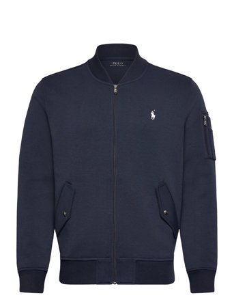 Polo Ralph Lauren Double-Knit Bomber Jacket - Navy - L