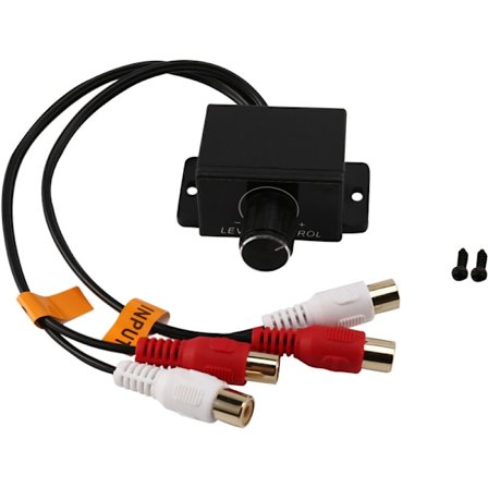 Bilstereo Förstärkare Bas RCA Gain Nivå Volymkontroll Vred LC-1 Svart