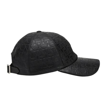 Salvatore Ferragamo, Caps Zwart, Heren, Maat:ONE Size,leer