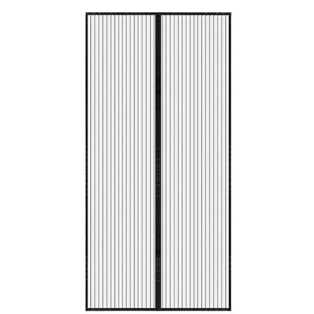 Insektnet dør 100x220 insektbeskyttelse magnet myggenet Bla