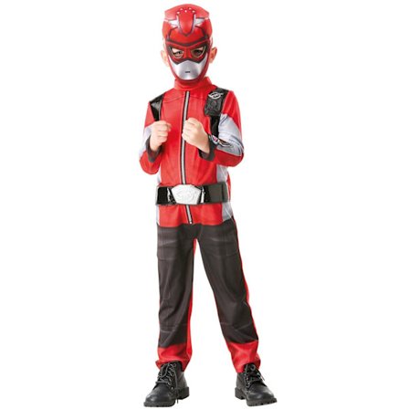 Power rangers red deluxe 98/104 cl (3-4 år) beast morphers
