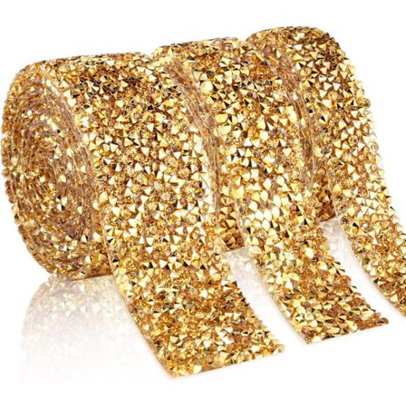 Rhinestone Crystal Ribbon 3 Yards Rhinestone Diamond Ribbon Bling