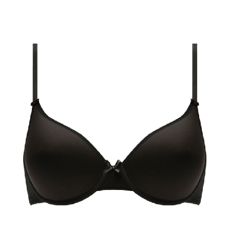 Chantelle Basic Invisible 3/4 Memory Foam T-Shirt bra Underkläder Dam Svart 85B