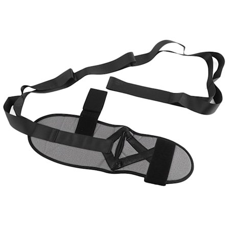 2024 Bein Strekker Stropp Bundle Fot Strekk Belte for Ankel Rehabilitering Trening Yoga Forming Grå