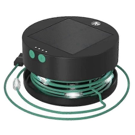 Solcelledrevet LED-lysstreng for camping med telefonlader for britiske utendørseventyr og gadgets